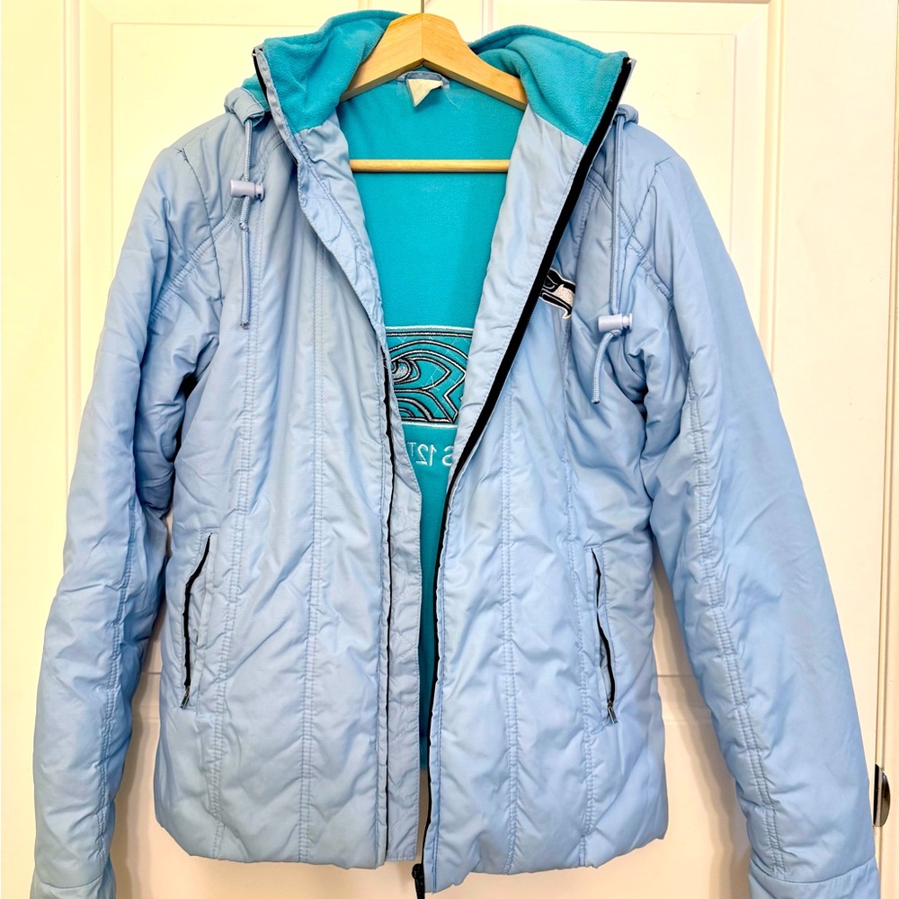 Women’s Seahawks puffer jacket Size: S